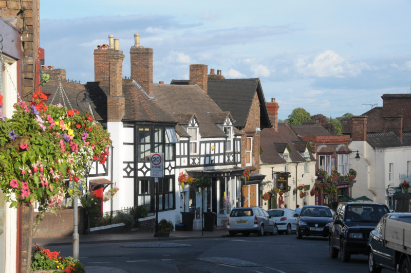 Broseley town centre Shropshire